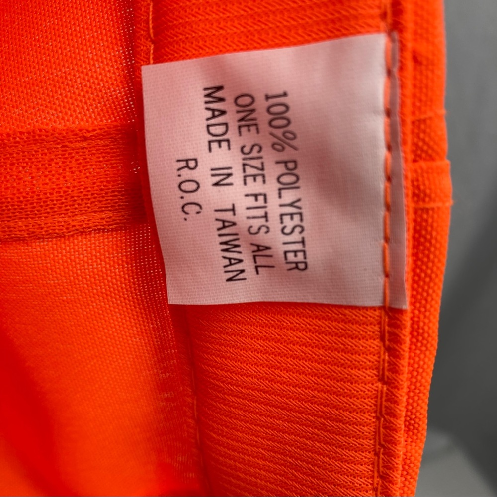 Work Zone Orange Stay Alert NCDOT Trucker Hat Cap - Picture 7 of 9